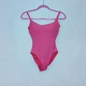 Pink Anne Cole one piece swimsuit